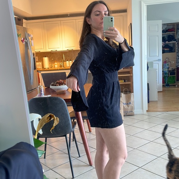 Alexis Lavender silk romper - Picture 4 of 5